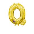 Anagram 16 in. Letter Q Gold Supershape Foil Balloon 78492